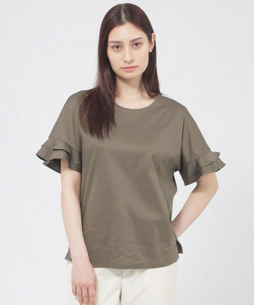 Paul Stuart / ポール・スチュアート カットソー | 【ウォッシャブル】60スムース　プルオーバー（モカ）