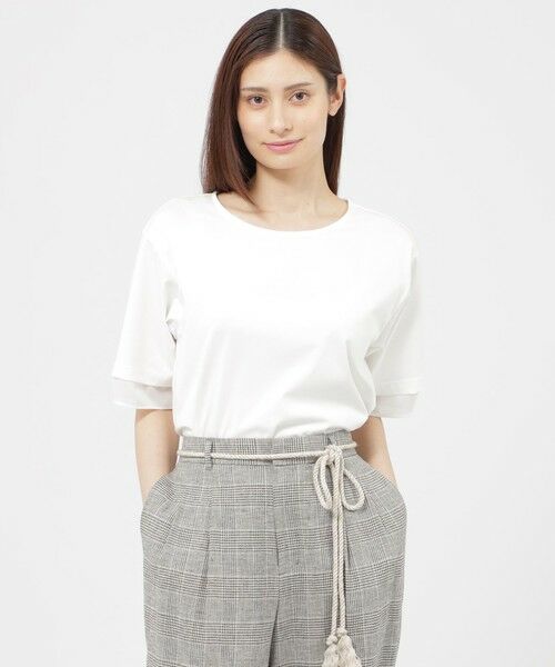 Paul Stuart / ポール・スチュアート カットソー | 【ウォッシャブル】ハイゲージ天竺　プルオーバー | 詳細1