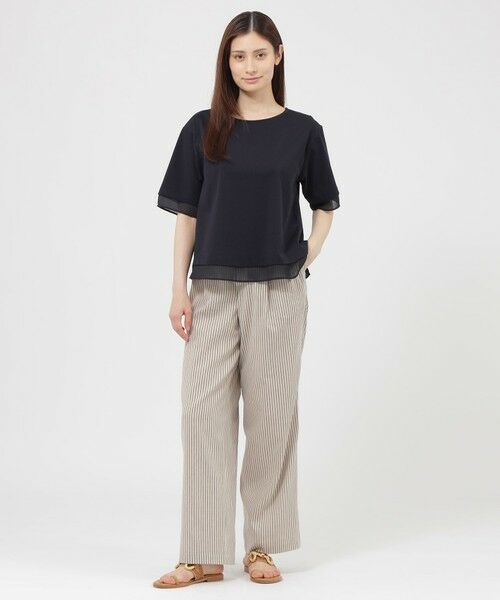 Paul Stuart / ポール・スチュアート カットソー | 【ウォッシャブル】ハイゲージ天竺　プルオーバー | 詳細4