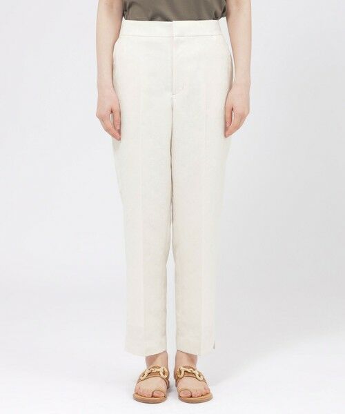 Paul Stuart / ポール・スチュアート パンツ | 【ウォッシャブル】リネンライクストレッチジャカード　パンツ | 詳細3