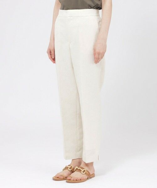 Paul Stuart / ポール・スチュアート パンツ | 【ウォッシャブル】リネンライクストレッチジャカード　パンツ | 詳細4