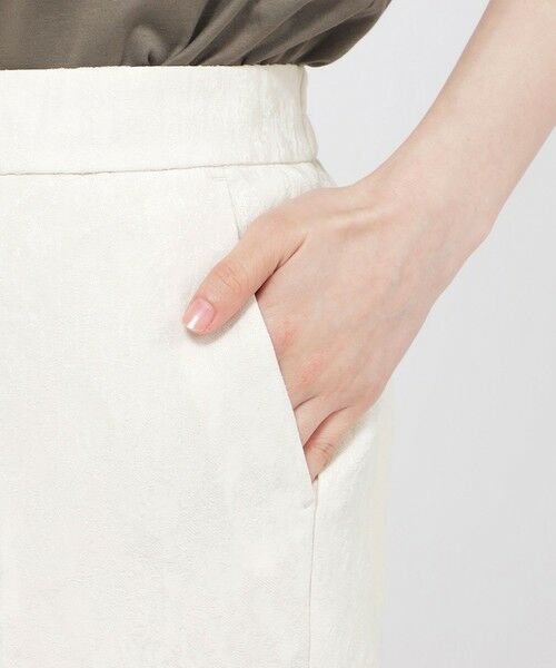 Paul Stuart / ポール・スチュアート パンツ | 【ウォッシャブル】リネンライクストレッチジャカード　パンツ | 詳細6