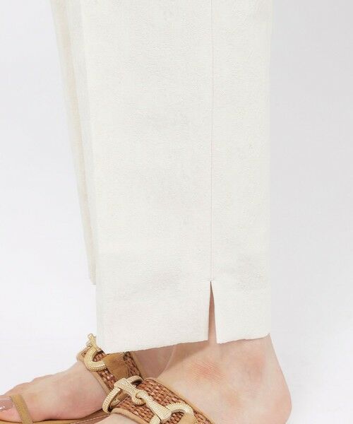 Paul Stuart / ポール・スチュアート パンツ | 【ウォッシャブル】リネンライクストレッチジャカード　パンツ | 詳細7