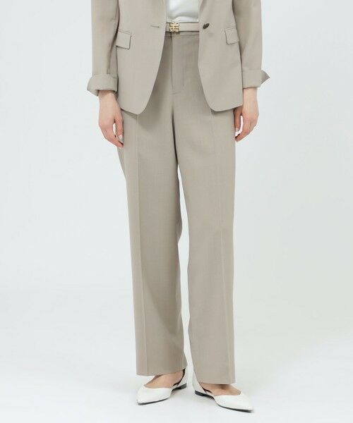 Paul Stuart / ポール・スチュアート パンツ | 【ウォッシャブル/防しわ性】ブリーザブルウーステッド　パンツ（ライトグレー）