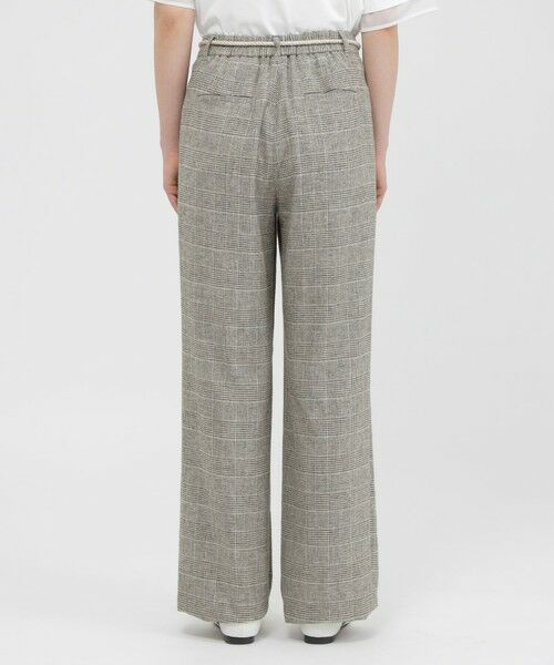 Paul Stuart / ポール・スチュアート パンツ | 【eclat掲載】【予約販売/ウォッシャブル】チェックリネン　パンツ | 詳細5
