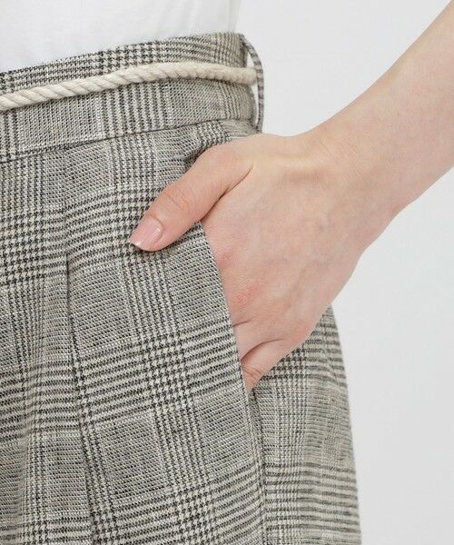 Paul Stuart / ポール・スチュアート パンツ | 【eclat掲載】【予約販売/ウォッシャブル】チェックリネン　パンツ | 詳細6
