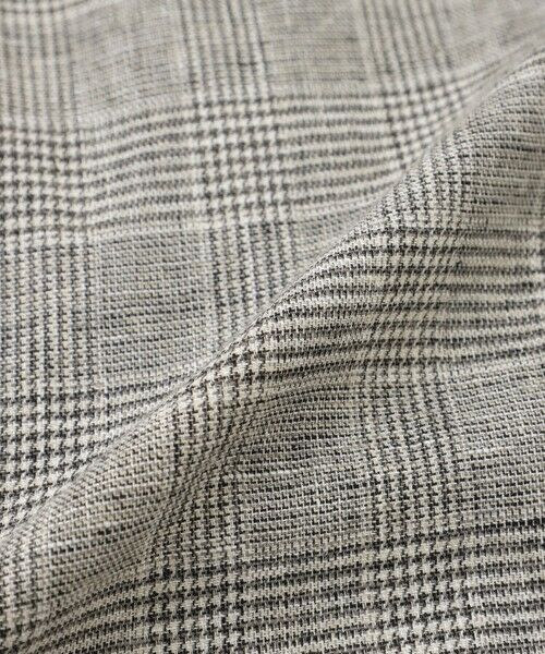 Paul Stuart / ポール・スチュアート パンツ | 【eclat掲載】【予約販売/ウォッシャブル】チェックリネン　パンツ | 詳細8