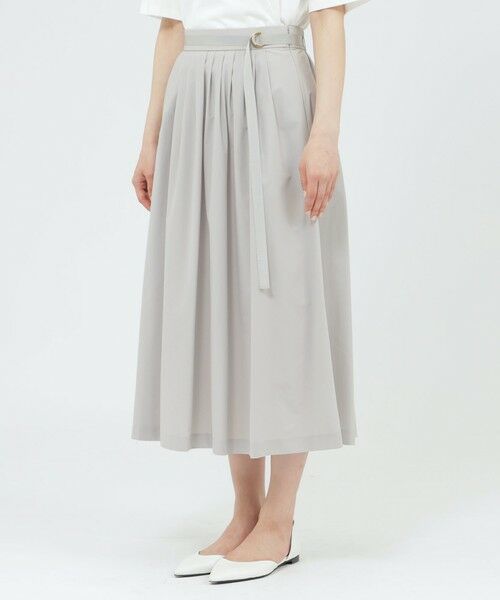 Paul Stuart / ポール・スチュアート スカート | 【ウォッシャブル/UV対策/防しわ性/はっ水】エアーアクティブ　スカート | 詳細4