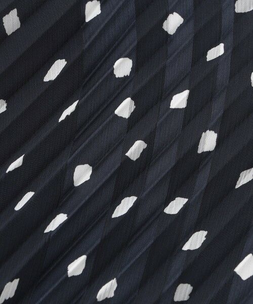 Paul Stuart / ポール・スチュアート スカート | 【eclat掲載】【予約販売/ウォッシャブル】シアーストライプスクエアプリント　スカート | 詳細8