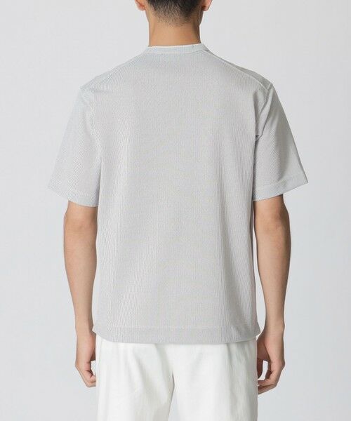 Paul Stuart / ポール・スチュアート カットソー | 【WEB・一部店舗限定】麻混コードレーンジャージーヘンリーネックTシャツ | 詳細5