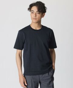 Paul Stuart / ポール・スチュアート カットソー | 【WEB・一部店舗限定】ストライプサッカージャージー半袖Tシャツ