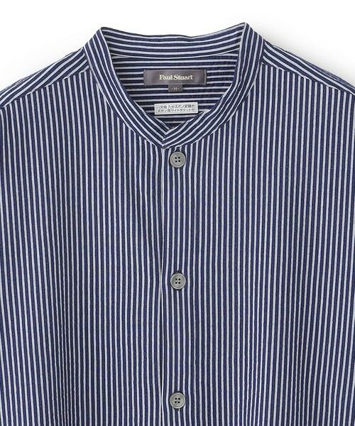 Paul Stuart / ポール・スチュアート 服飾雑貨 | 【WEB・一部店舗限定】ニットサッカーストライプ ロングシャツ×ロングパンツセットアップ | 詳細3
