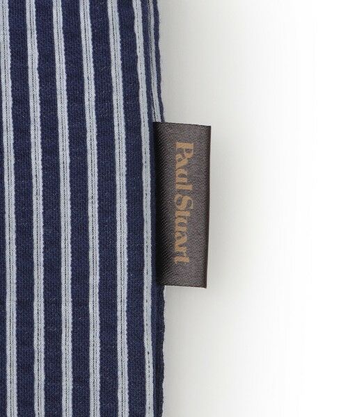 Paul Stuart / ポール・スチュアート 服飾雑貨 | 【WEB・一部店舗限定】ニットサッカーストライプ ロングシャツ×ロングパンツセットアップ | 詳細6
