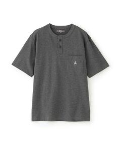 Paul Stuart / ポール・スチュアート 服飾雑貨 | 【WEB・一部店舗限定】鹿の子ムジ 半袖ヘンリーネックTシャツ/セットアップ着用可能