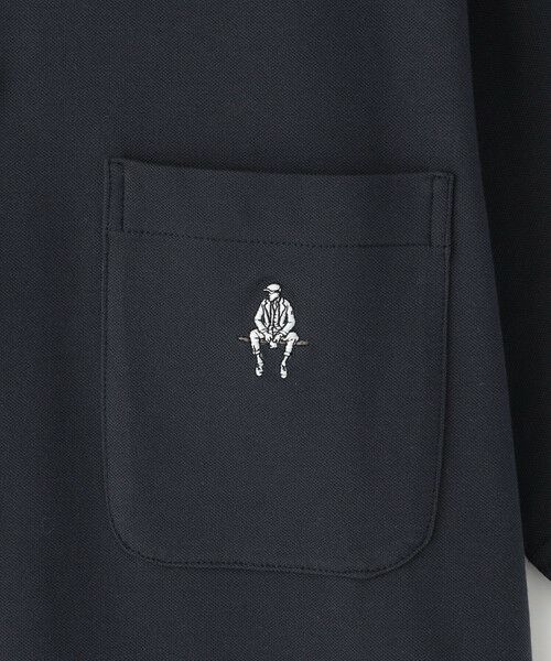 Paul Stuart / ポール・スチュアート 服飾雑貨 | 【WEB・一部店舗限定】鹿の子ムジ 半袖ヘンリーネックTシャツ/セットアップ着用可能 | 詳細5