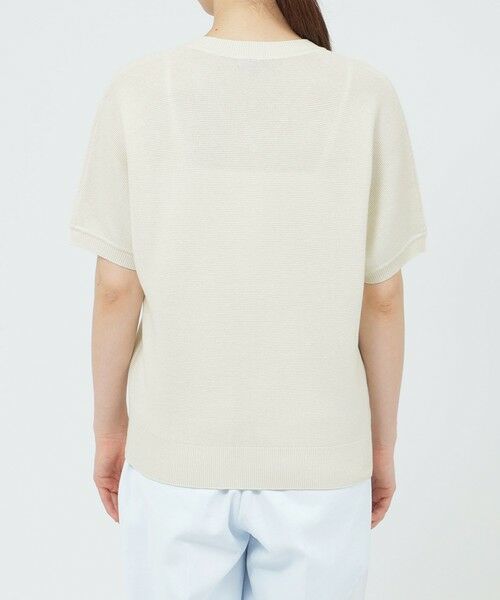 Paul Stuart / ポール・スチュアート ニット・セーター | 【WEB・一部店舗限定/ウォッシャブル】フラワーエンブロイダリー　プルオーバー | 詳細6