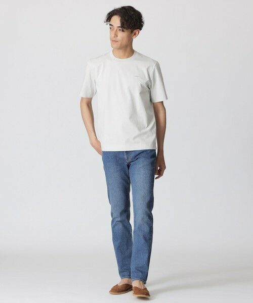 Paul Stuart / ポール・スチュアート カットソー | 【抗菌防臭/ウォッシャブル/WEB先行】プラチナポンチ 半袖Tシャツ | 詳細1