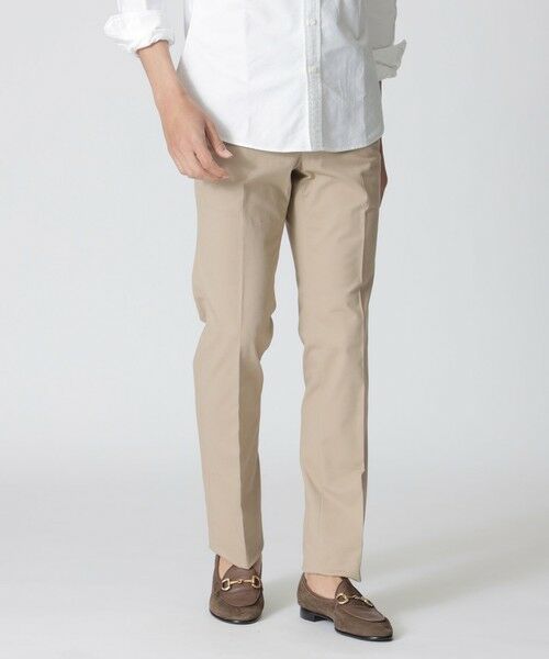Paul Stuart / ポール・スチュアート その他パンツ | 【WEB・一部店舗限定】「Adjustable Fit」&「Keep Pressed」 コットンツイル ドレスチノパンツ(ベージュ系2)