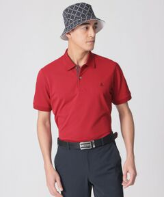 Paul Stuart / ポール・スチュアート カットソー | 【GOLF Men’s/吸水速乾/UVカット/保型性/イージーケア】PSアイコニックロゴ半袖ポロシャツ