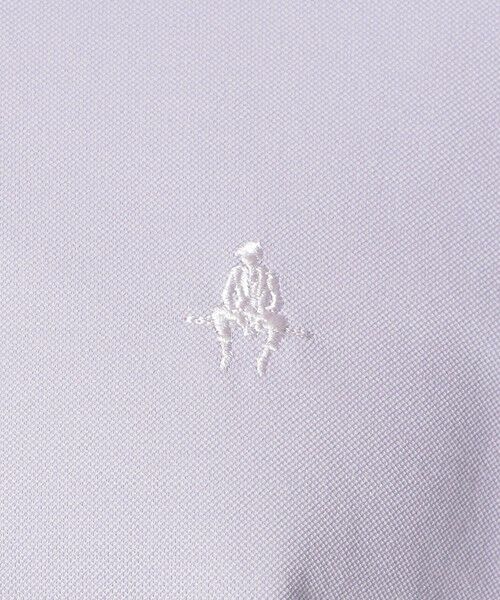 Paul Stuart / ポール・スチュアート カットソー | 【GOLF Men’s/吸水速乾/UVカット/保型性/イージーケア】PSアイコニックロゴ半袖ポロシャツ | 詳細14