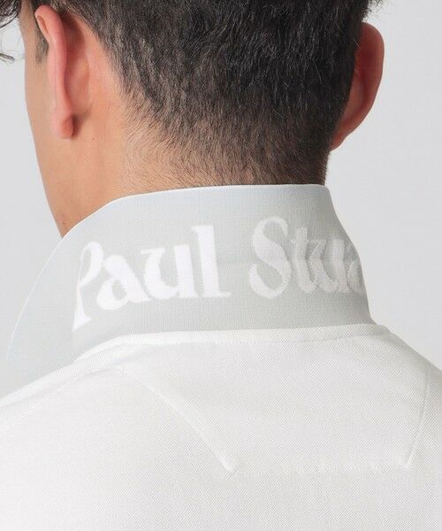 Paul Stuart / ポール・スチュアート カットソー | 【GOLF Men’s/吸水速乾/UVカット/保型性/イージーケア】PSアイコニックロゴ半袖ポロシャツ | 詳細16