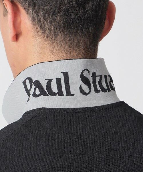 Paul Stuart / ポール・スチュアート カットソー | 【GOLF Men’s/吸水速乾/UVカット/保型性/イージーケア】PSアイコニックロゴ半袖ポロシャツ | 詳細18