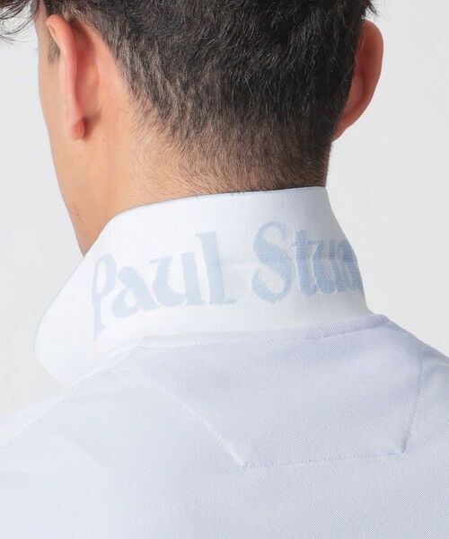 Paul Stuart / ポール・スチュアート カットソー | 【GOLF Men’s/吸水速乾/UVカット/保型性/イージーケア】PSアイコニックロゴ半袖ポロシャツ | 詳細20
