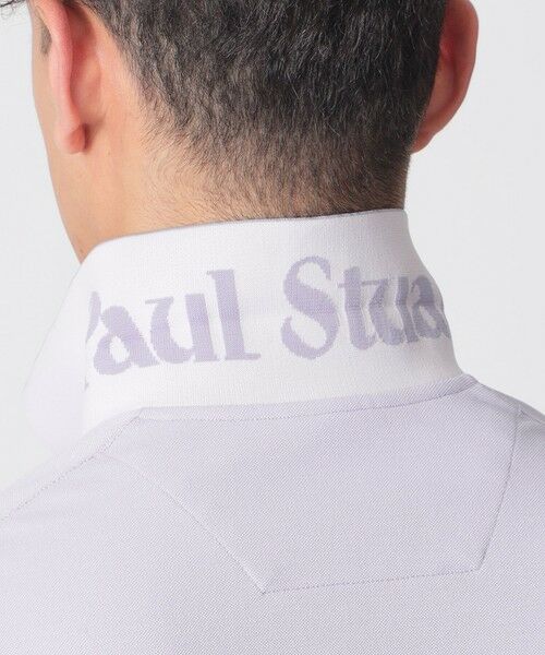 Paul Stuart / ポール・スチュアート カットソー | 【GOLF Men’s/吸水速乾/UVカット/保型性/イージーケア】PSアイコニックロゴ半袖ポロシャツ | 詳細22