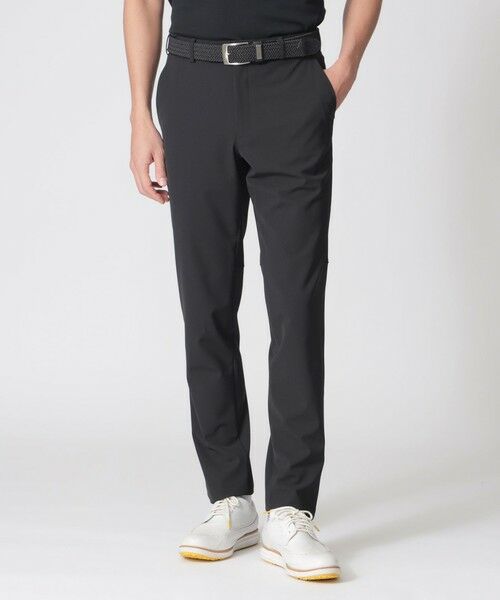 Paul Stuart / ポール・スチュアート その他パンツ | 【GOLF Men’s/はっ水/UVカット/防透け】ストレッチスムースゴルフトラウザーズ（ブラック）