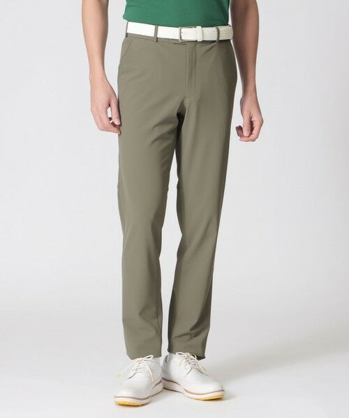 Paul Stuart / ポール・スチュアート その他パンツ | 【GOLF Men’s/はっ水/UVカット/防透け】ストレッチスムースゴルフトラウザーズ（カーキ）