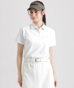 Paul Stuart / ポール・スチュアート カットソー | 【GOLF Women’s//吸水速乾/UVカット/保型性/イージーケア】 PSアイコニックロゴポロシャツ
