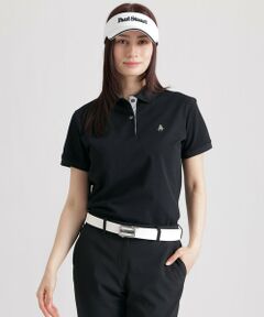 Paul Stuart / ポール・スチュアート カットソー | 【GOLF Women’s//吸水速乾/UVカット/保型性/イージーケア】 PSアイコニックロゴポロシャツ