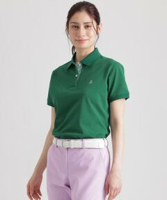 Paul Stuart / ポール・スチュアート カットソー | 【GOLF Women’s//吸水速乾/UVカット/保型性/イージーケア】 PSアイコニックロゴポロシャツ