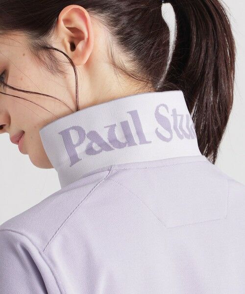 Paul Stuart / ポール・スチュアート カットソー | 【GOLF Women’s//吸水速乾/UVカット/保型性/イージーケア】 PSアイコニックロゴポロシャツ | 詳細21