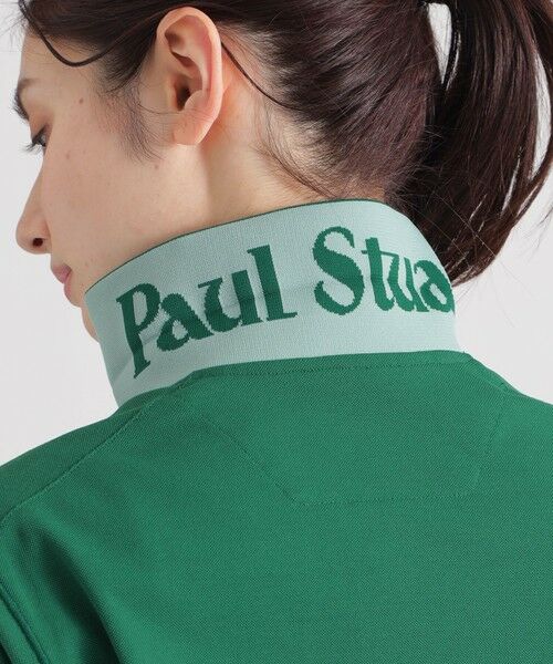Paul Stuart / ポール・スチュアート カットソー | 【GOLF Women’s//吸水速乾/UVカット/保型性/イージーケア】 PSアイコニックロゴポロシャツ | 詳細22