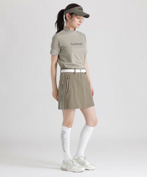 Paul Stuart / ポール・スチュアート カットソー | 【GOLF Women’s/吸水速乾】エアリーメッシュモックネックシャツ | 詳細3