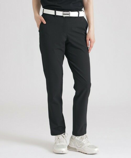 Paul Stuart / ポール・スチュアート その他パンツ | 【GOLF Women’s/はっ水/UVカット/防透け】ストレッチスムーストラウザーズ（ブラック1）