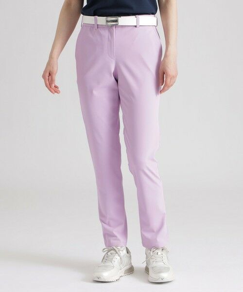 Paul Stuart / ポール・スチュアート その他パンツ | 【GOLF Women’s/はっ水/UVカット/防透け】ストレッチスムーストラウザーズ（バイオレット）