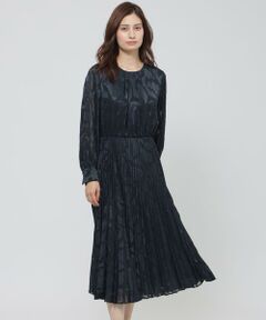 Paul Stuart / ポール・スチュアート ロング・マキシ丈ワンピース | 【ウォッシャブル】シフォンカットペイズリー　ワンピース