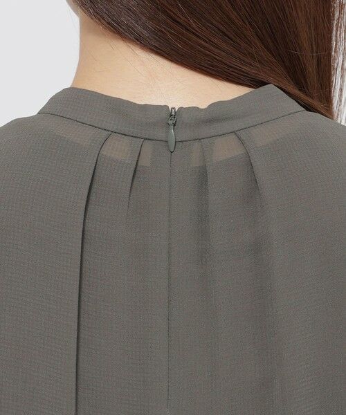 Paul Stuart / ポール・スチュアート シャツ・ブラウス | 【ウォッシャブル】ワルツジョーゼット 　ブラウス | 詳細10