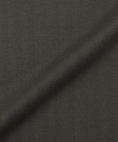 Paul Stuart / ポール・スチュアート カットソー | ピケシャドウストライプ/ヘンリーネック/長袖Tシャツ | 詳細10