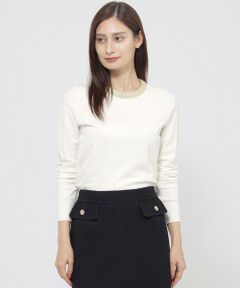 【ウォッシャブル】ラメブレード　プルオーバー