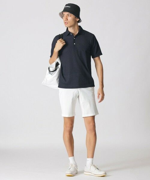Paul Stuart / ポール・スチュアート カットソー | 【GOLF Men’s】ワッフルジャージー/半袖ポロシャツ | 詳細1
