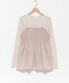 petit main LIEN / プティマイン リアン Tシャツ | 【リンク】ビスチェ長Tセット