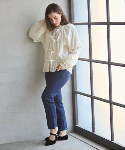 petit main LIEN / プティマイン リアン シャツ・ブラウス | 【親子リンク】シャーリングブラウス | 詳細2