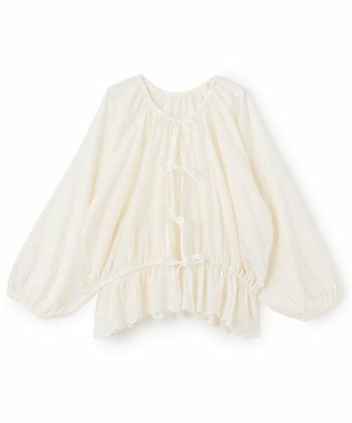 petit main LIEN / プティマイン リアン シャツ・ブラウス | 【親子リンク】シャーリングブラウス | 詳細3