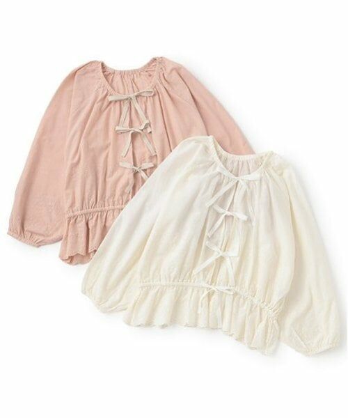 petit main LIEN / プティマイン リアン シャツ・ブラウス | 【親子リンク】シャーリングブラウス | 詳細9