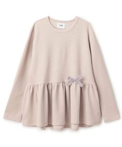 petit main LIEN / プティマイン リアン その他トップス | 【スマイル/防汚】リボンカットチュニック