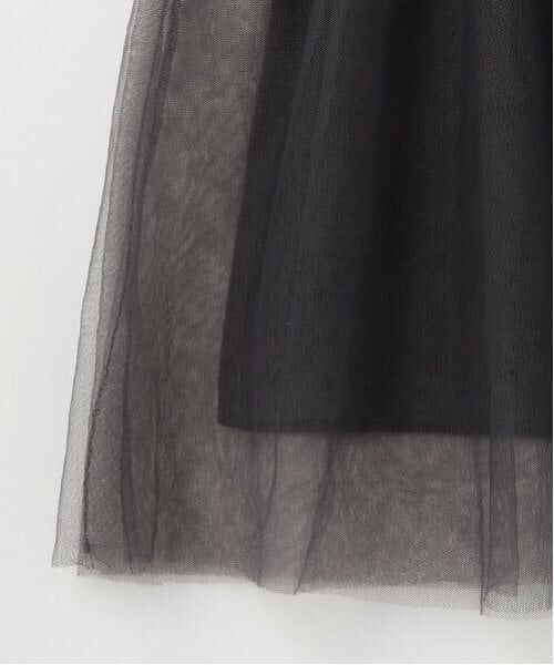 petit main LIEN / プティマイン リアン Tシャツ | 【リンク】チュールドッキング長T | 詳細8