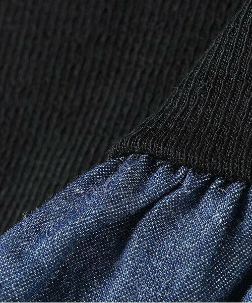 petit main LIEN / プティマイン リアン ミニ丈・ひざ丈ワンピース | 【リンク】リボン刺繍ワンピース | 詳細8